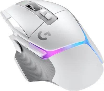 Logitech G502 X Plus Wireless - Gaming-mus - Optisk - 13 knappar - Vit