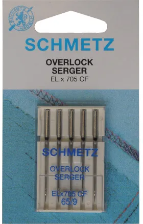 Schmetz Overlock - symaskinsnålar ELx705 CF storlek 80-90 - 5 st